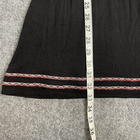 Savanna Jane Dress Size Small Embroidered Floral Long Sleeve Stretch Waist Boho - Picture 9 of 9